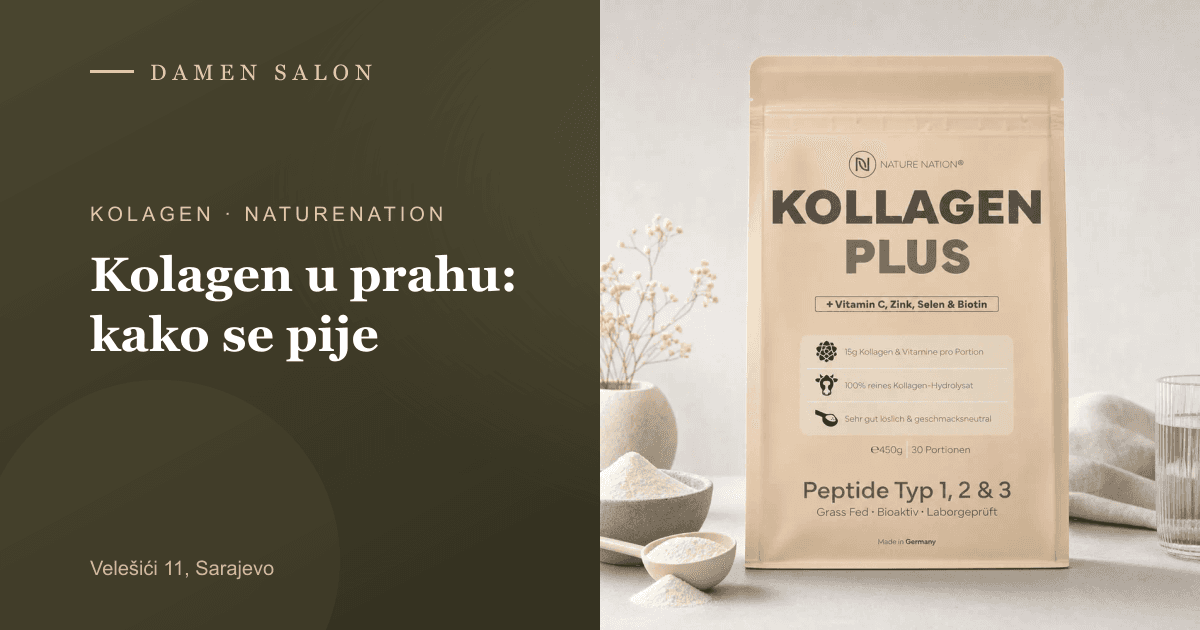 Cover Image for Kolagen u prahu — kako se pije i šta realno očekivati (2026)