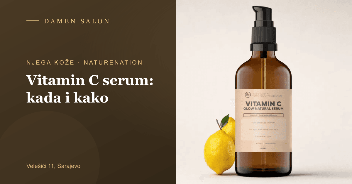 Cover Image for Vitamin C serum — kako i kada ga koristiti (2026)